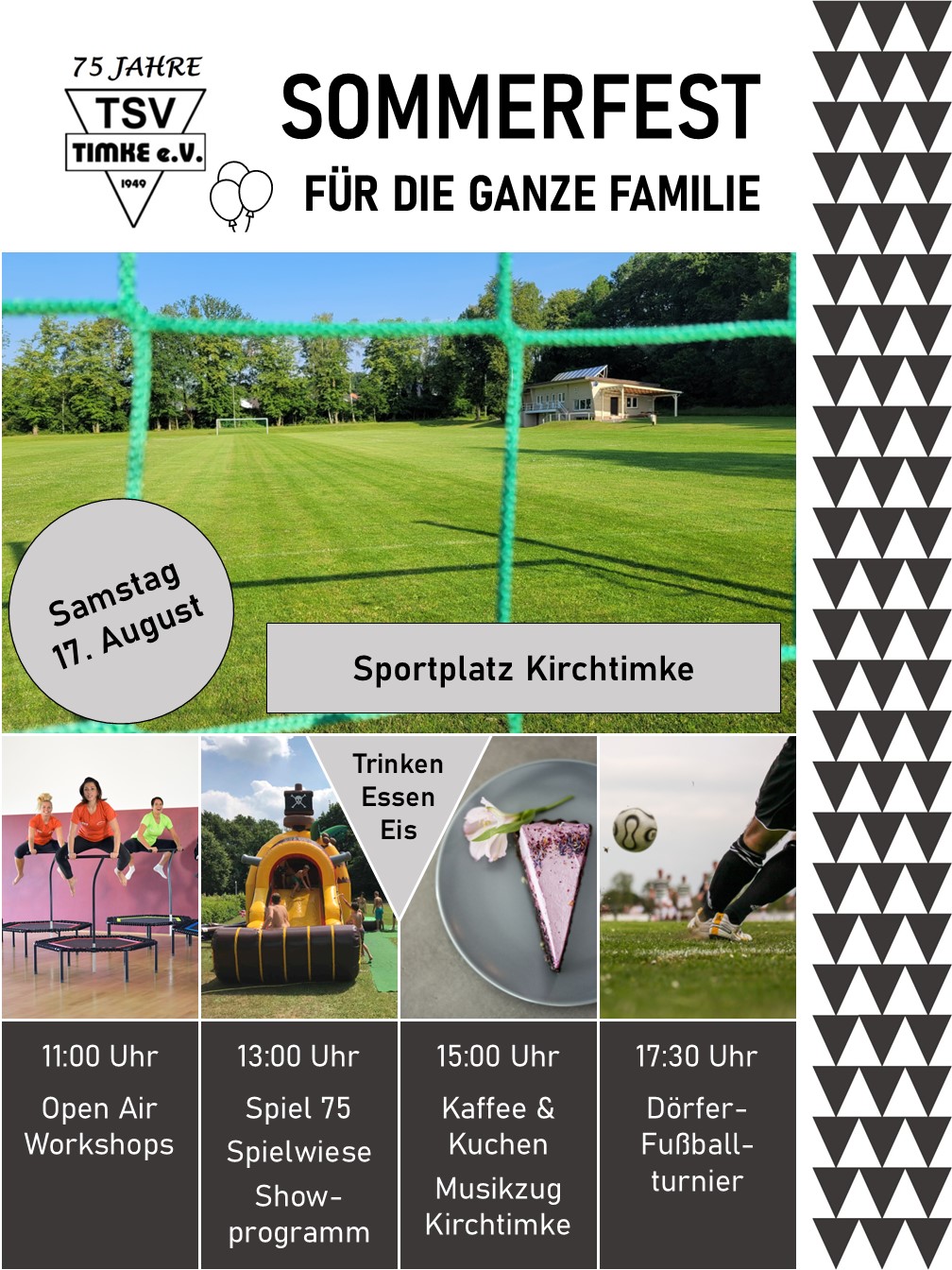 Sommerfest Plakat A3 Hochformat